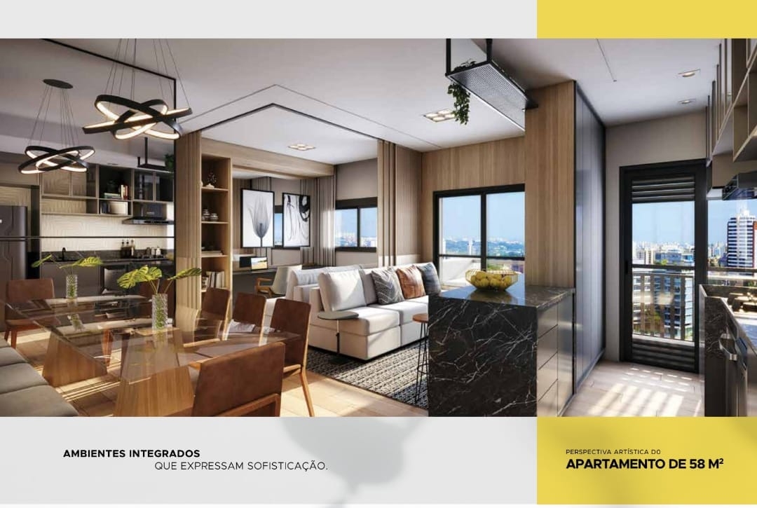 Apartamento à venda com 2 quartos, 58m² - Foto 2