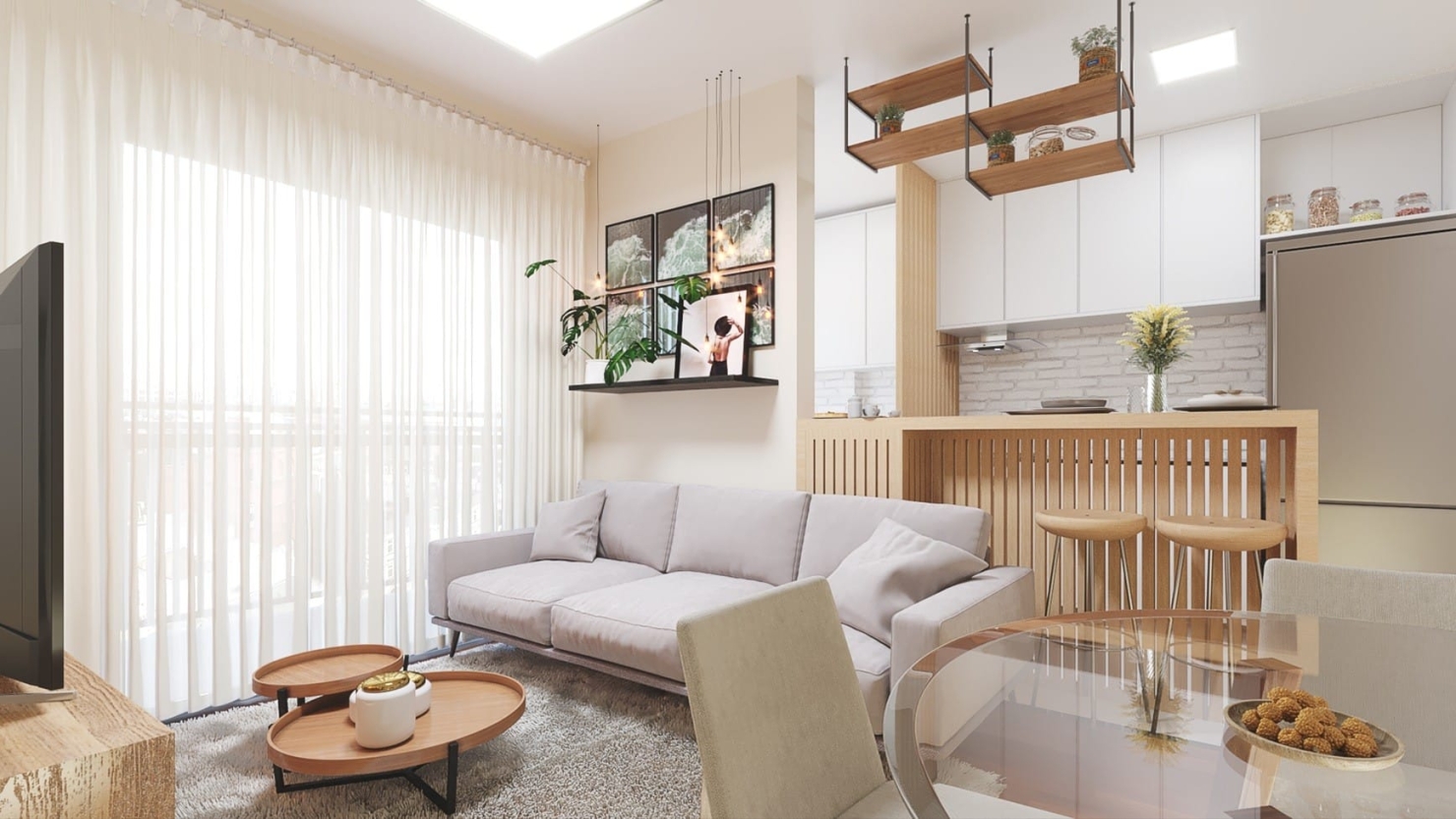 Apartamento à venda com 2 quartos, 57m² - Foto 6