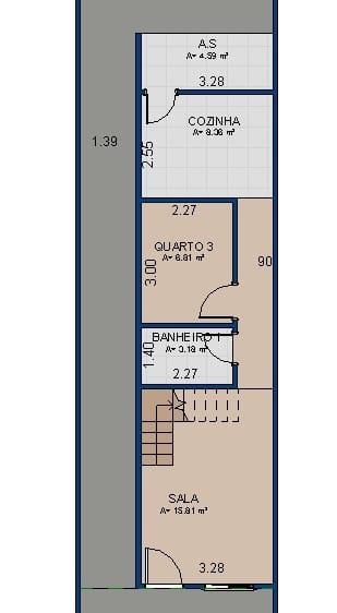 Sobrado à venda com 3 quartos, 90m² - Foto 3