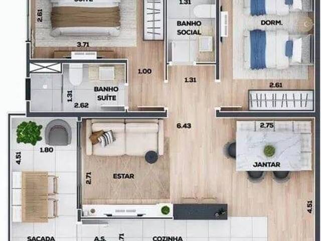 Apartamento para Venda em Taubaté - 2