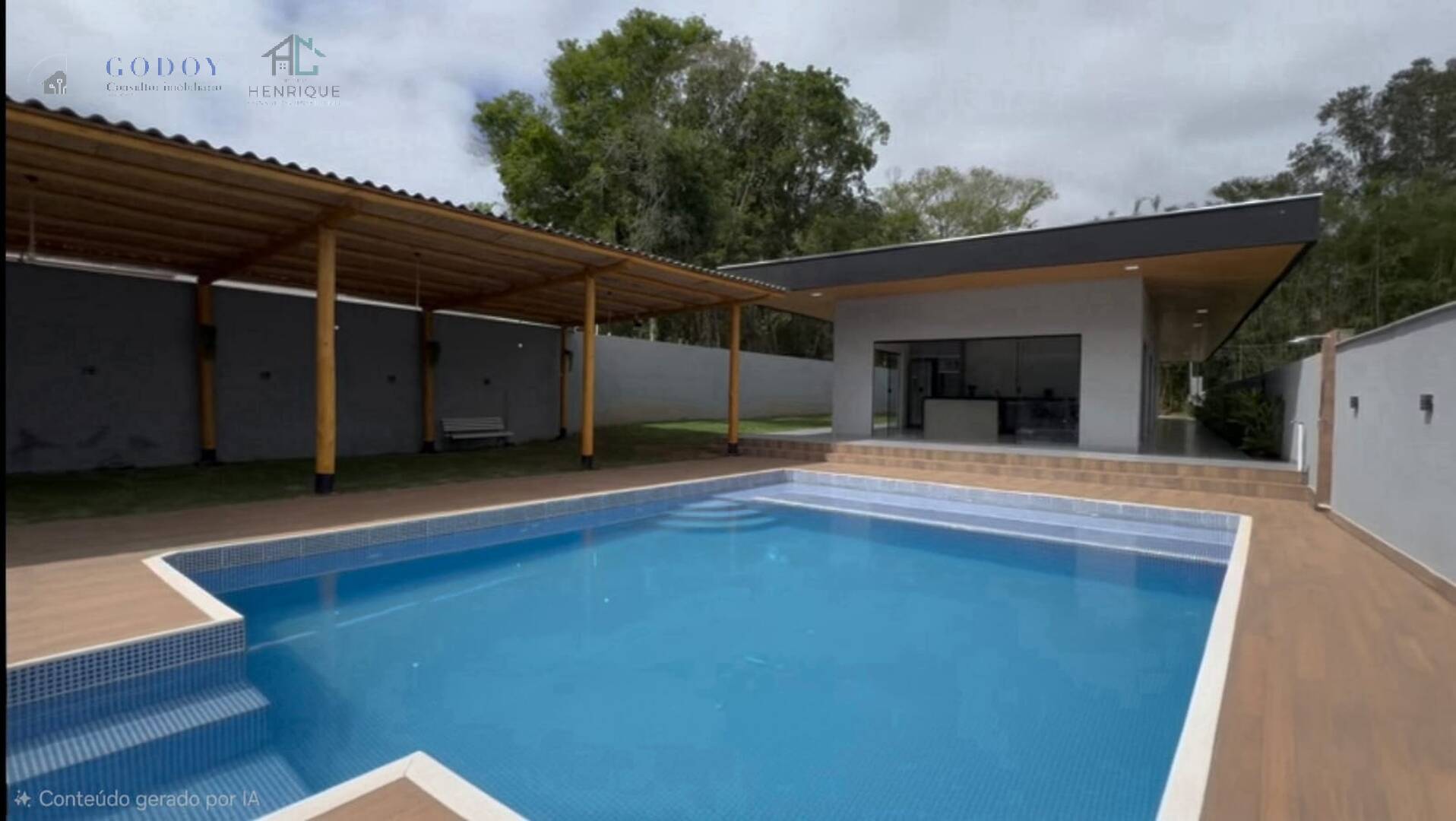 Chácara, 3 quartos, 1070 m² - Foto 1